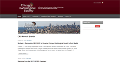 Desktop Screenshot of chicagoradiology.org